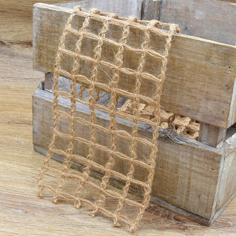 

Jute Ribbon Natural Burlap Ribbon Weave Wire Ribbons Decorative Wrapping Ribbon Gift Wedding Wrapping Crafts