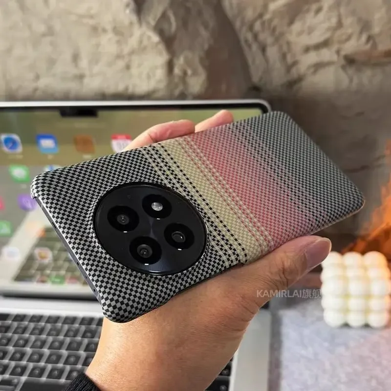 Luxury Kevlar Stripe Shockproof Bumper Case - Premium Hard Cover