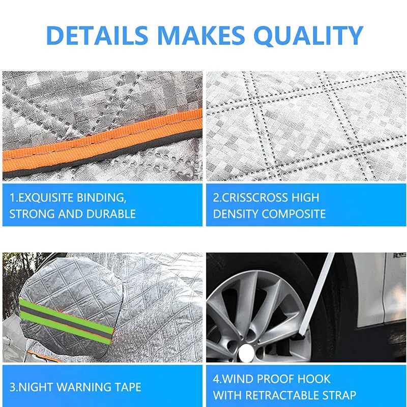 For Tesla Model 3 Winter Windshield Snow Cover Car Sun Shade Block Frost Protection Model Y Anti-ice Front Windscreen Cover