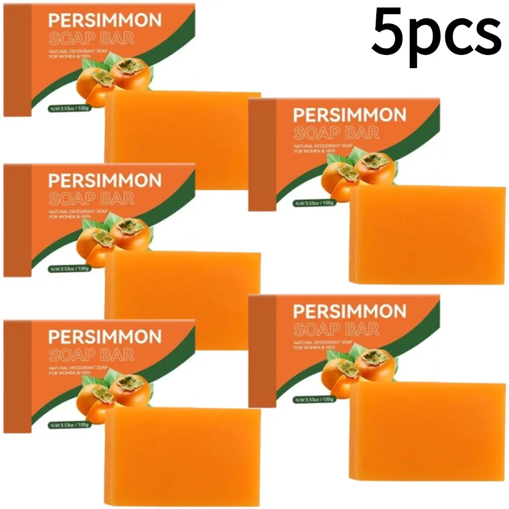 5pcs Persimmon Soap