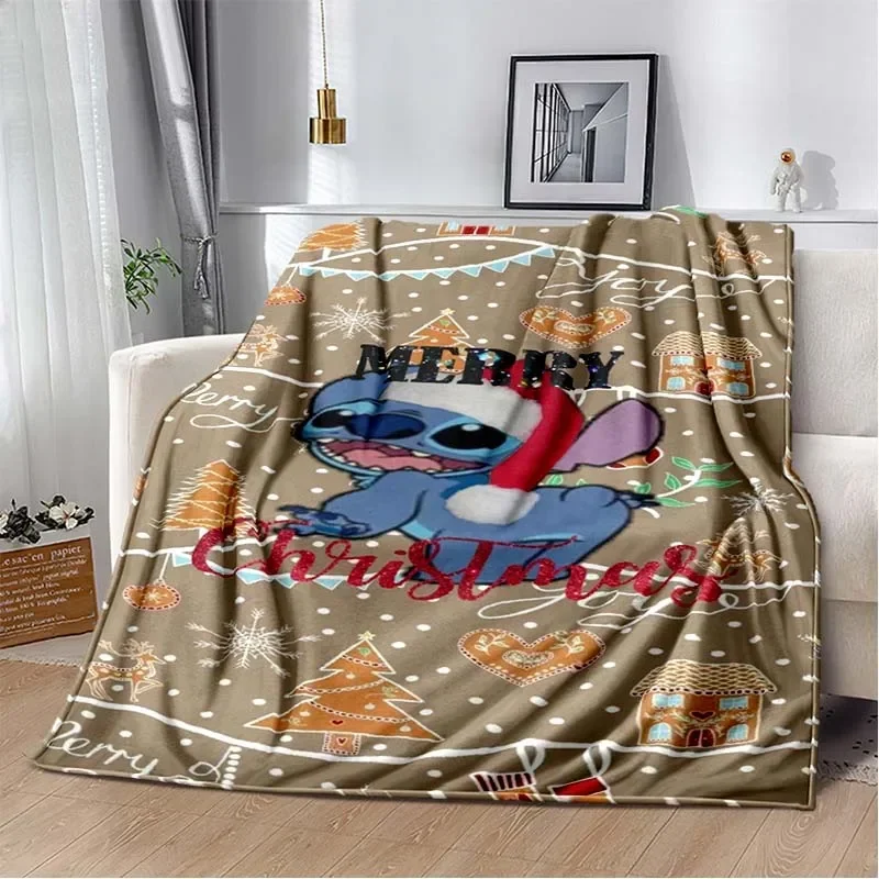 thumbnail image 1 of Manta de franela con patrón de puntadas de Disney, manta de forro polar, regalo para niños y adultos, sofá, ropa de cama, regalos para niños, 1 of 5