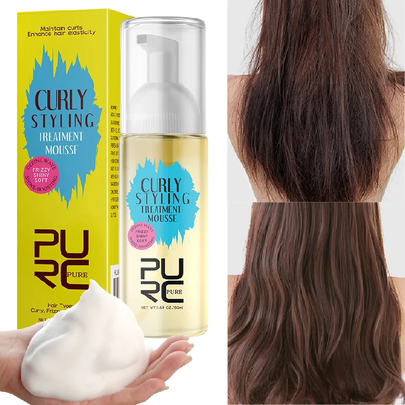 

Curly Hair Conditioning Mousse Maintains Elasticity Restores Volume Prevents Frizz Styling Gel Moisturizing Smoothing Hair Care