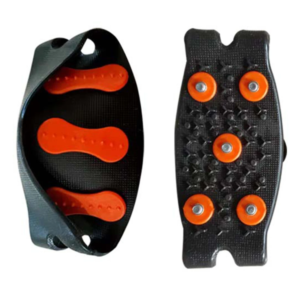 Crampons For Boots HEMOTON Pair 24 Teeth Crampons Anti- Slip