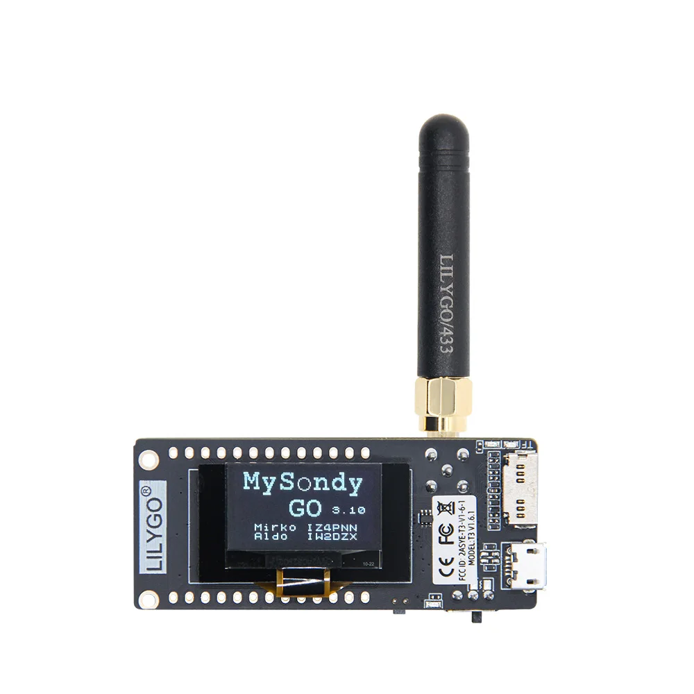 ® TTGO MySondy GO LoRa32 V2.1_1.6.1 ESP32 LoRa 433MHz For Receive RadioSonde Sig