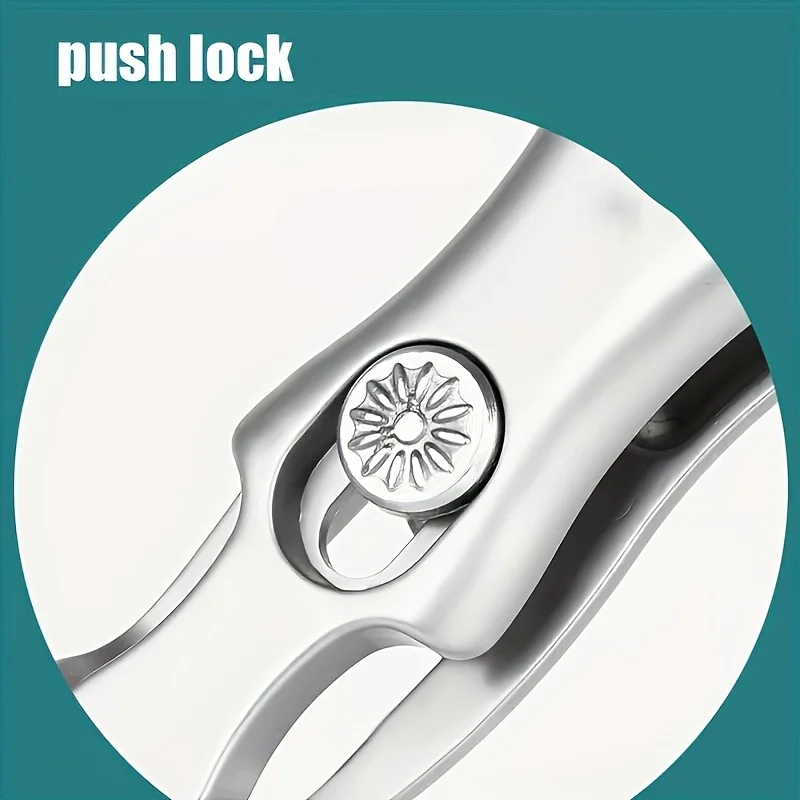 Nail Clippers 1Pcs Precision Stainless Steel Ergonomic Wide Jaw Concave Edge