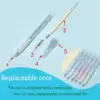 6pcs Set of Quick Dry Color Dispensing Pens, Quick Dry Rollerball Glue Pens for Handmade, Scrapbook, Card Making, Kids, Artists 2