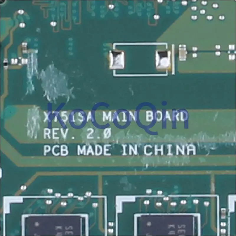 para Asus X751sa N3700 N3710 Notebook 4g Mainboard X751sj F751sj K751sv F751sv X751sv A751sv F751sa A751sa Laptop Motherboard - Imagem 3