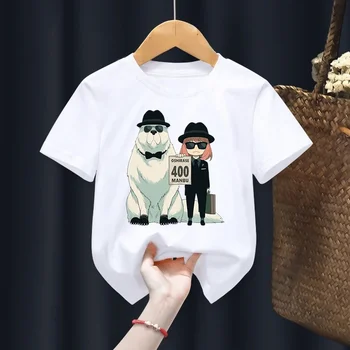 Spy X Family T-shirt Girls Clothing Tshirt Kids Kawaii Cartoon Anime Tops Anya and Bond Tee-shirt Harajuku Boys Graphic Tee New 2