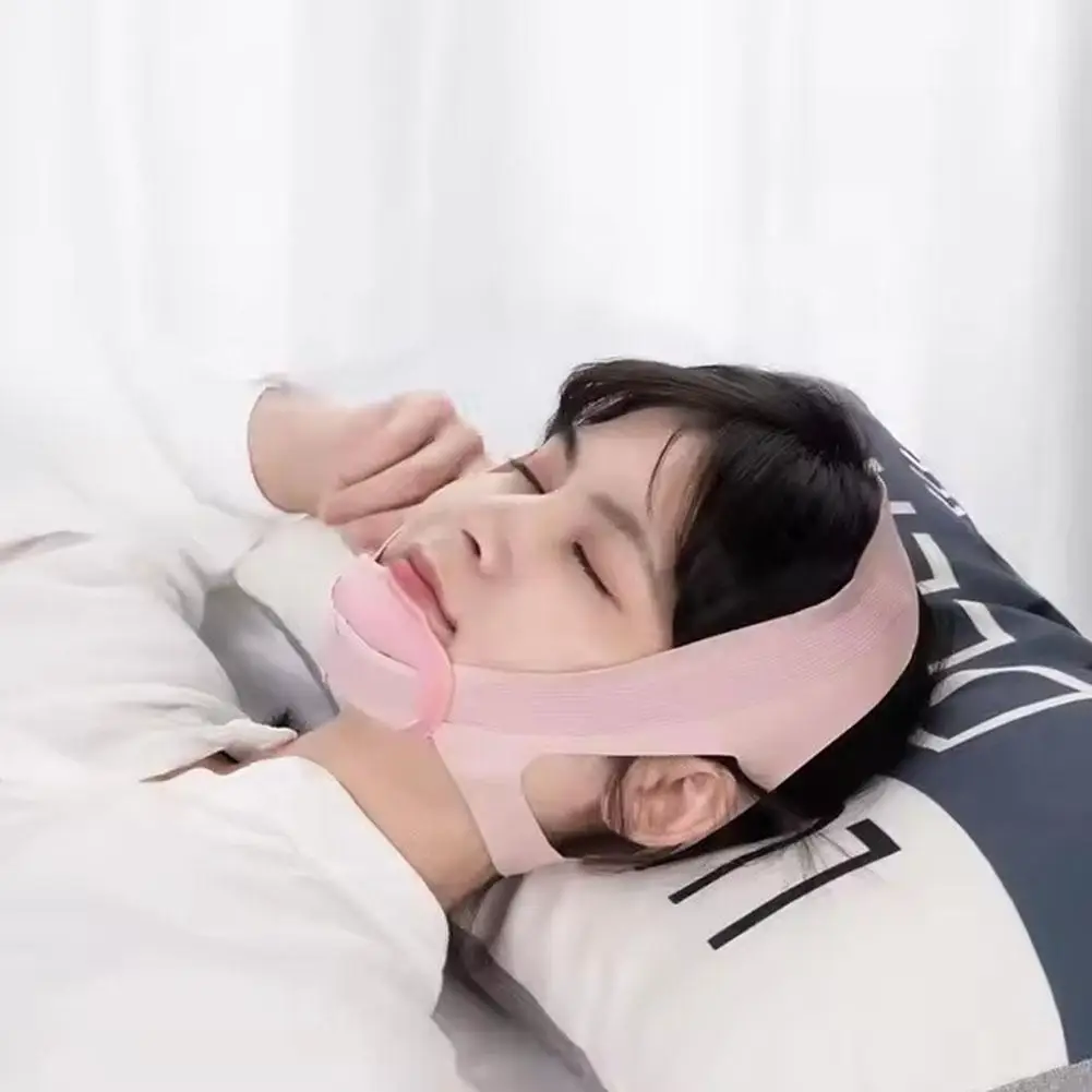 Adjustable Anti Snore Chin Belt Strap For Adults Children Mouth Breathing Correction Elastic Band Improve Sleeping Care Tool 3