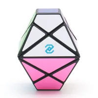 ZheCube PanKu Skewb SLA 3D Printing Twisty Puzzle Magic Cube Original Plastic Black Adult Teenager Intelligence Toy Brain Teaser 1