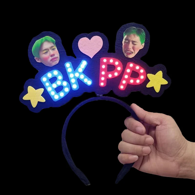 

10pcs- Custom Personalized LED headband for KPOP Concert Event