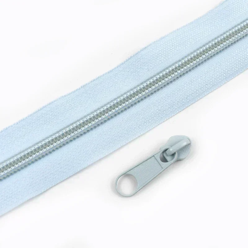 Rainbow Nylon Zipper with Slider Bags for Garment Decoration and Repair – Available in Multiple Lengths