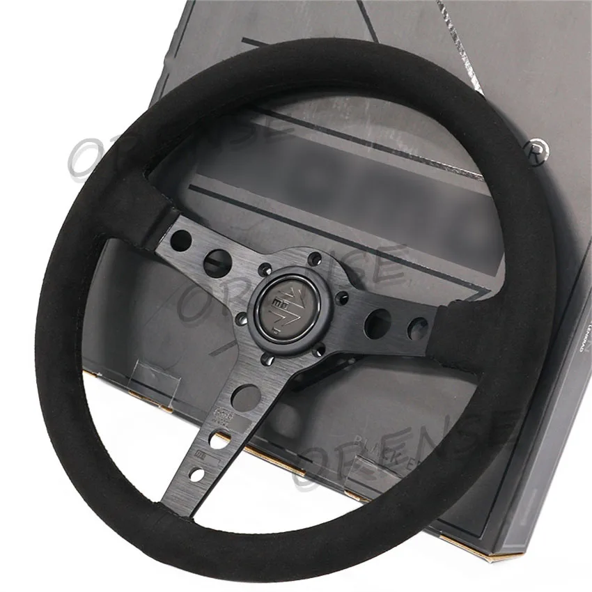 MOMO スエード ステアリングホイール 350mm MOMO スエード ステアリングホイール 350mm MOMO スエード