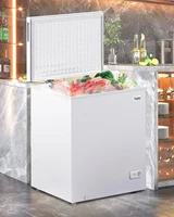 7.0 Cu.Ft Deep Freezer,Top Opening Chest Freezer, 10.0 Cubic Feet Large Freezer, Low noise，Adjustable Temperature 2