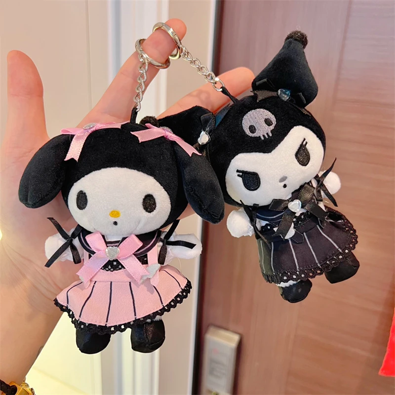 Cat Pom Pom Plush Keychain Cute Cartoon Animal Bag Key Chain - Temu