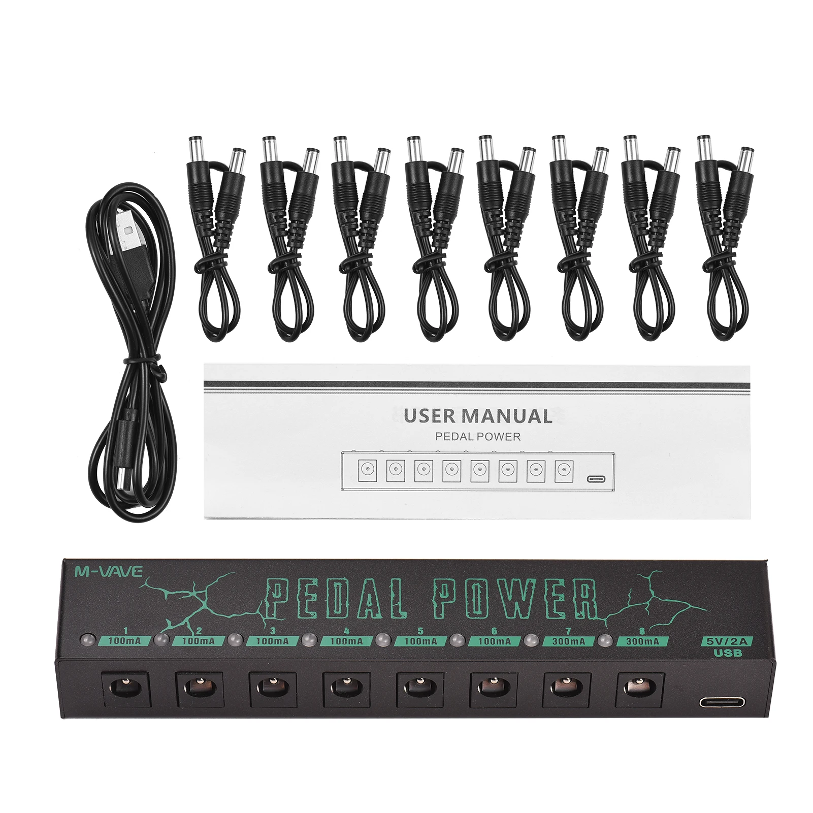 페달 파워 9V 기타 M-VAVE 페달 파워 기타 페달 파워 기타 이펙터 파워 ..