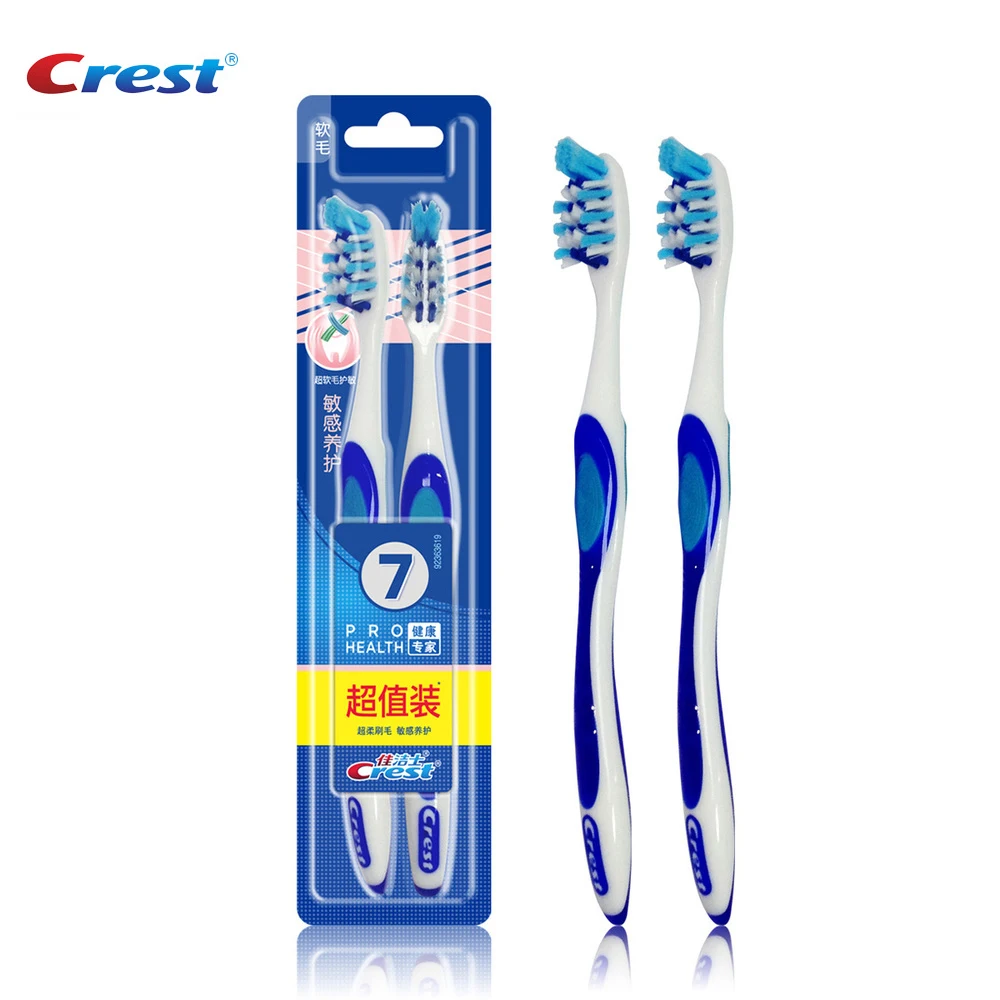 Crest Sensitive Gum Care Spazzolino Completo Pulizia Profonda Setole Morbide Spazzolini Da Denti Twin Pack Spazzolino Da Denti 2 Pz/Pacco
