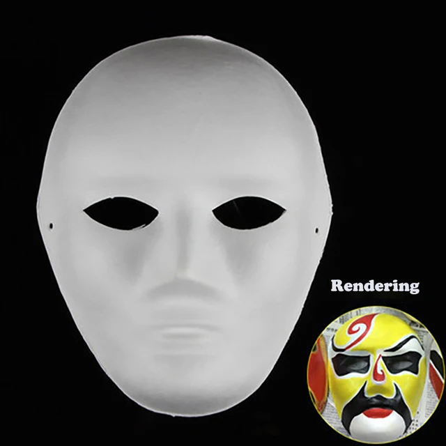 20 Maschere Bianche Da Decorare Per Carnevale - Con Stickers Strass E Elastici | Fai Da Te Per Bambini E Feste - Foto 9