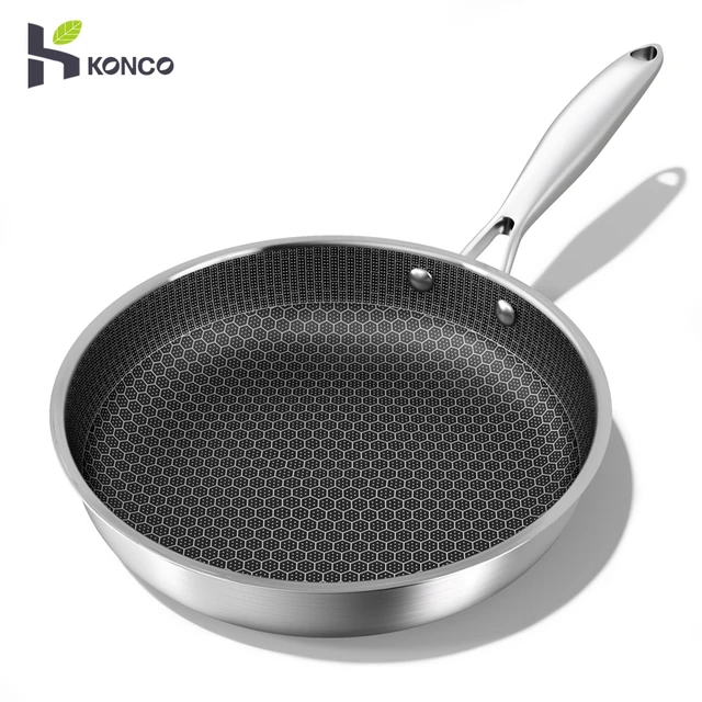 Wok in acciaio inossidabile, padella Wok antiaderente, fornello a Gas e  induzione - AliExpress