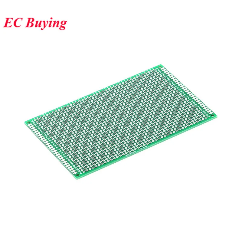 PCB Board 8X12cm 8*12cm Double Side Prototype pcb diy Breadboard Universal Printed Circuit Board for Arduino 1.6mm 2.54mm Glass Fiber