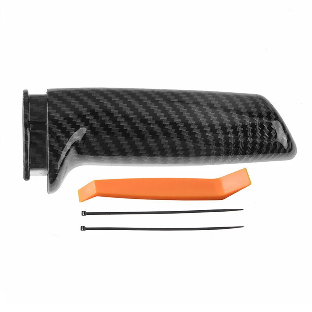 Brake Lever Brake Handle Cover 1pc ABS Plastic Carbon Fiber Black High Quality New For BMW E46 E90 E92 F30 F32