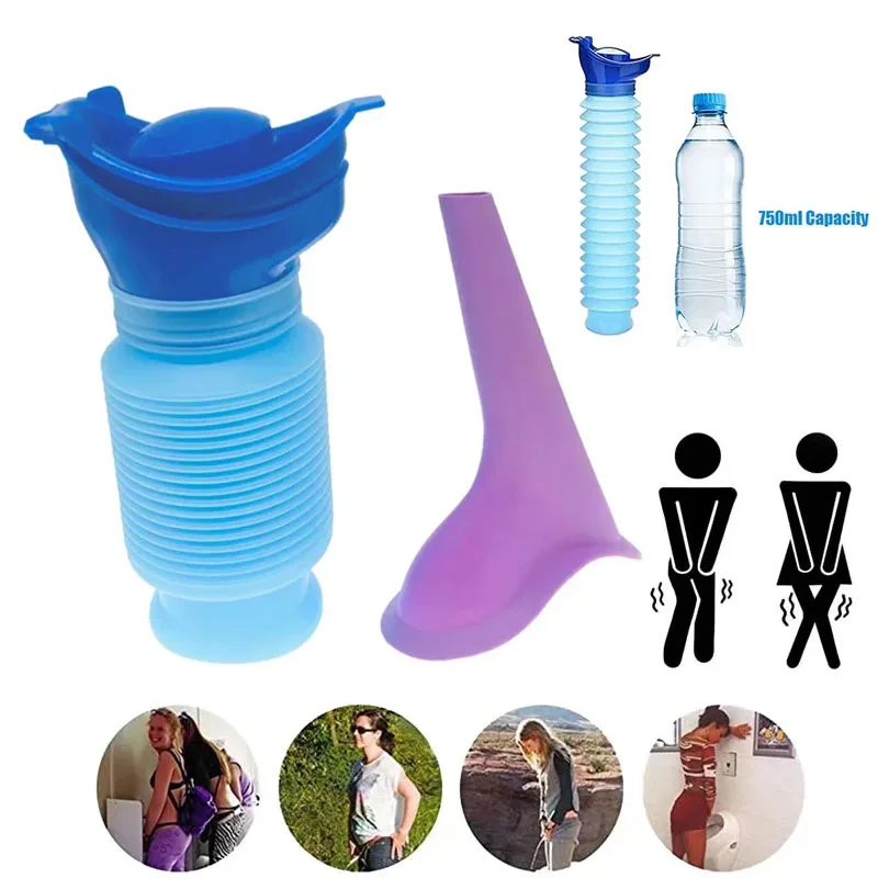Portable Urinal for Men Women Car Urinal Bucket Outdoor Standing Urine Emergency Travel Camping Toilet Family Car Accessories