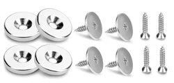 Enhanced Magnetic Cabinet and Wardrobe Door Catch Latches (4set)