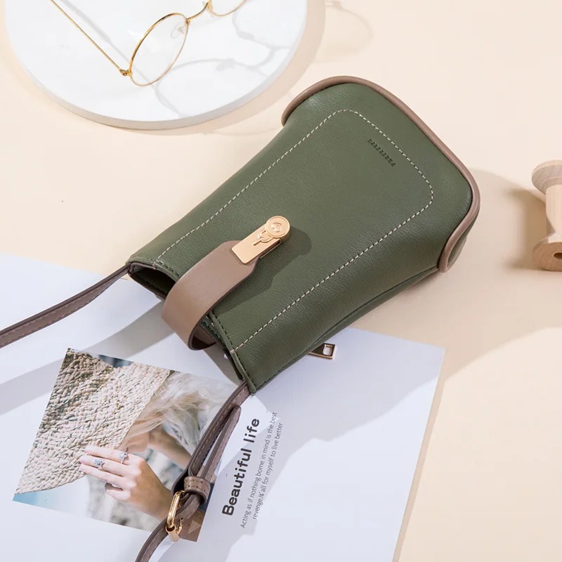 

Women's Small Crossbody Shoulder Bags PU Leather Female Cell Phone Pocket Bag Ladies Purse Card Wallet Messenger Bags