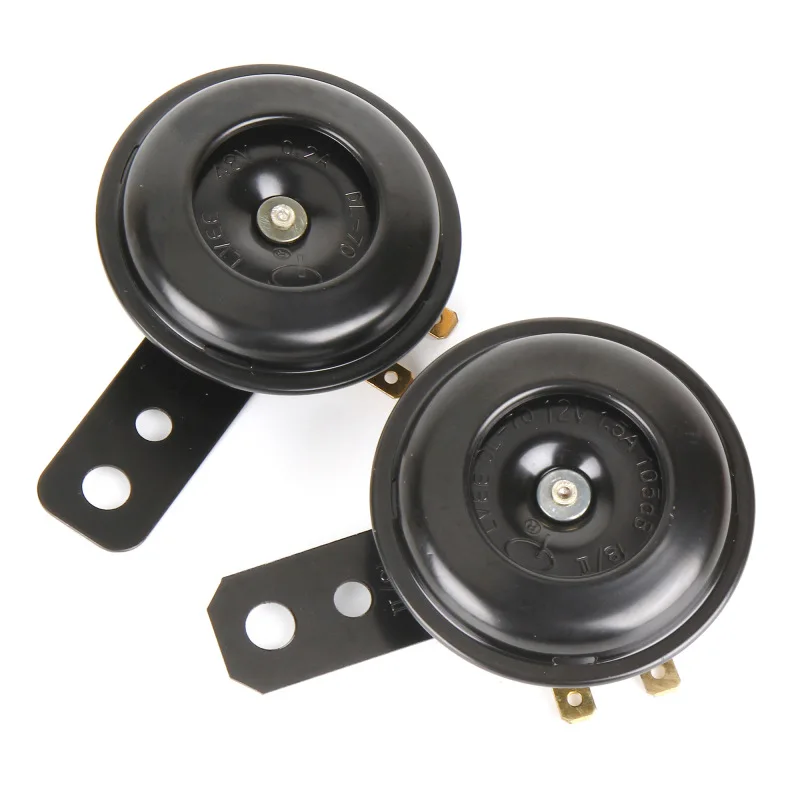 Motorcycle Electric Horn Universal Motorcycle Horn Speakers Electric Horn kit 12V 1.5A 105db Waterproof Speakers for Scooter Moped Dirt Bike ATV