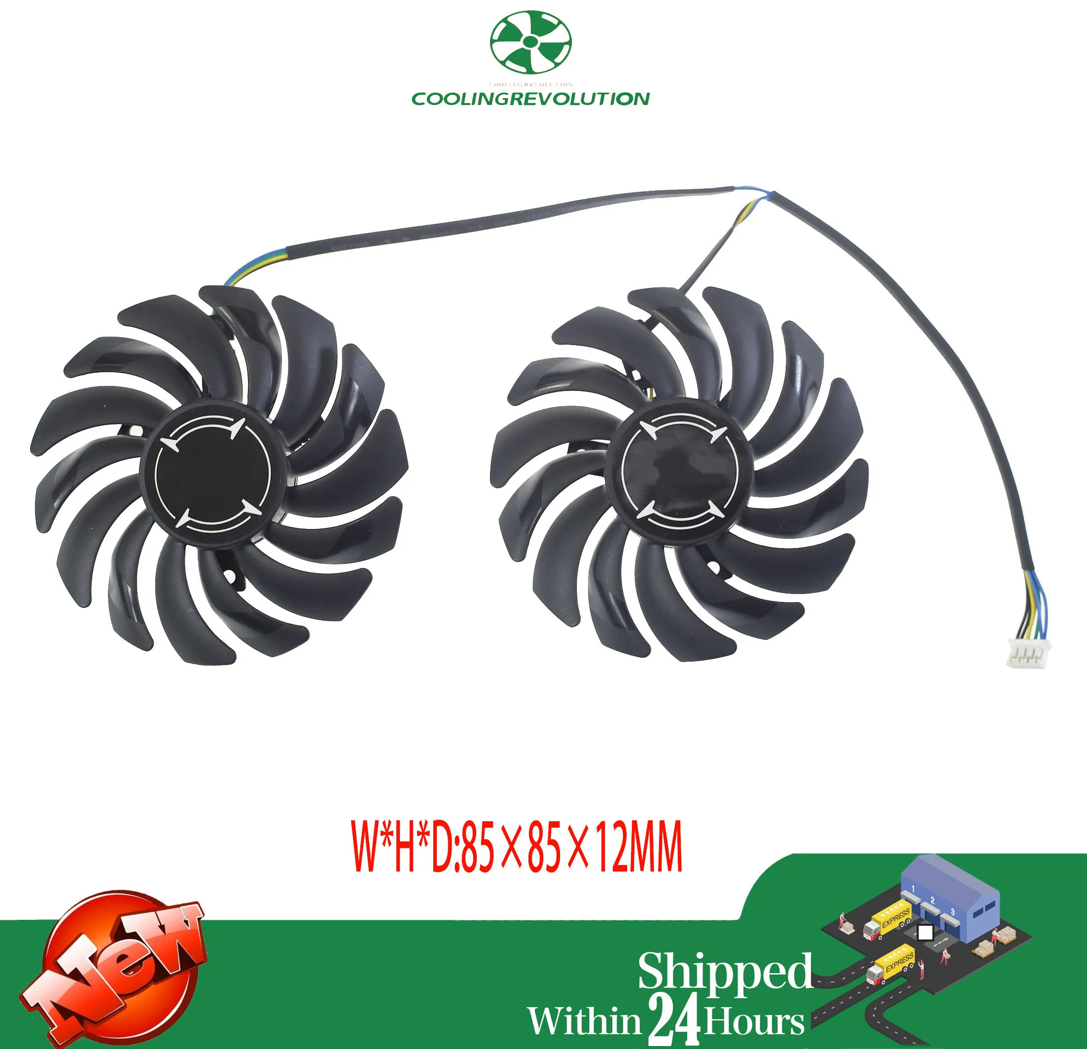 ARMOR RX470 RX 480 RX570 RX580, 4Pin, PLD09210B12HH, 87mm