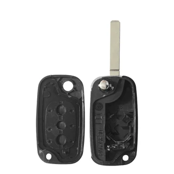 Chiave a distanza dell'automobile pieghevole lama non tagliata per Renault 6 Chiave a distanza dell'automobile pieghevole lama non tagliata per Renault - KEYYOU 2 3 pulsanti copertura della cassa chiave a distanza dell automobile Flip Fob pieghevole
