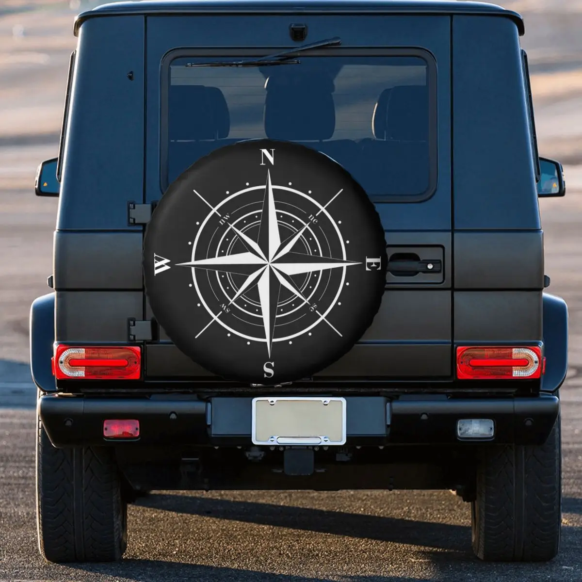 Compass Cardinal Points Of Earth Tire Cover 4WD Trailer Nautical Spare Wheel  Protector Universal Fit For Jeep Toyota Mitsubishi AliExpress