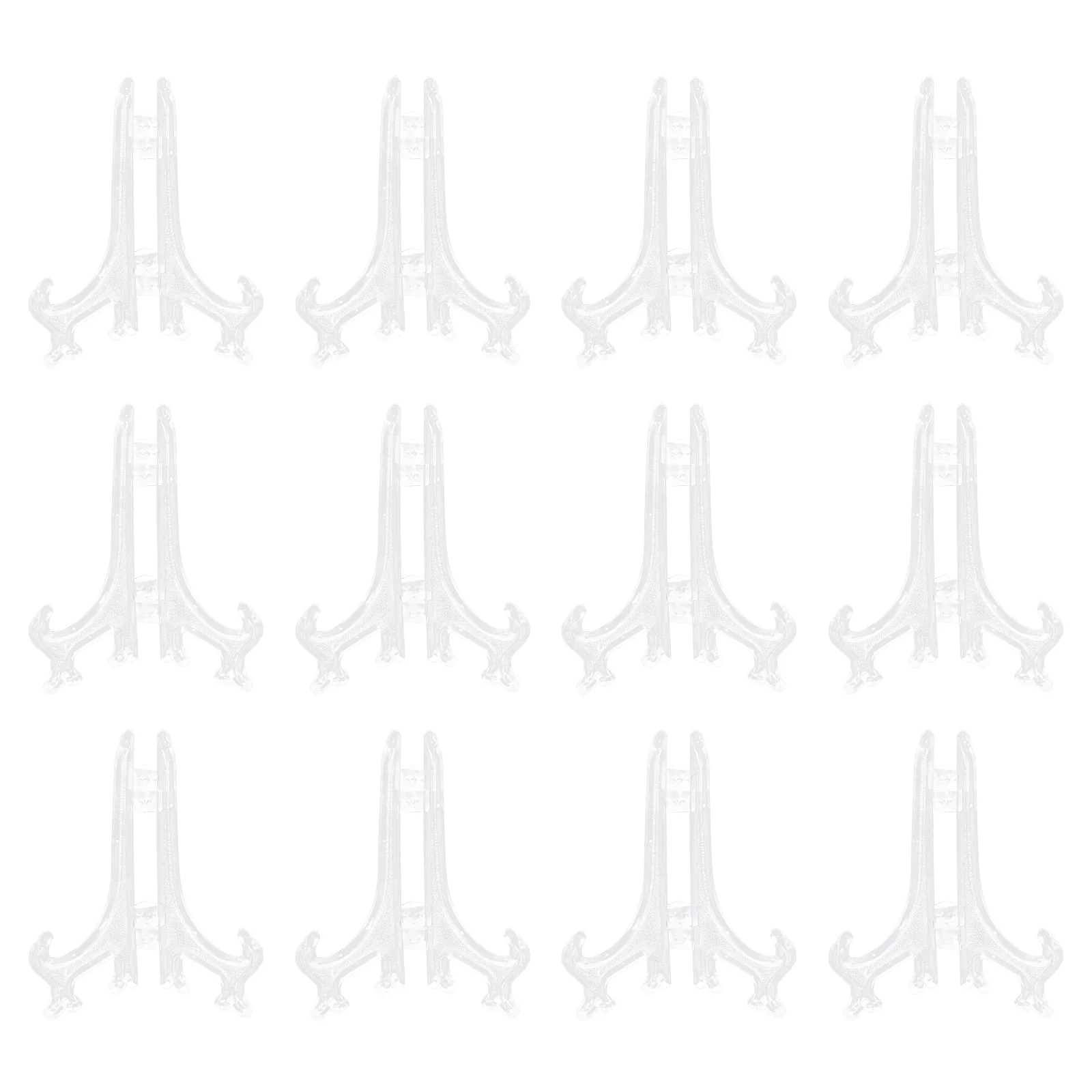 

12 Pcs Photo Frame Stand Dish Rack Plate Display Display Shelves Pictures Display Shelves Holders Bracket Home Supplies Display