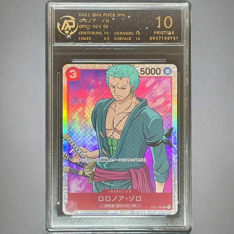 정통 원피스 애니메이션 게임 주변기기 시리즈 OPCG Luffy Zoro 캐릭터 데이 등급 카드 컬렉션 카드 장난감 생일 선물