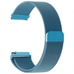 Elegant Milanese Loop Metal Bracelet Band - Premium Adjustable Strap for 20mm watch band (Gem green)