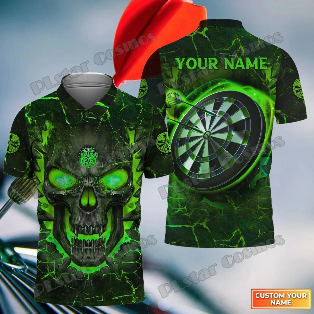 Men's Darts T-Shirt - Custom Name Printed, Dartboard Graphic Tee For Players & Fans - View #10