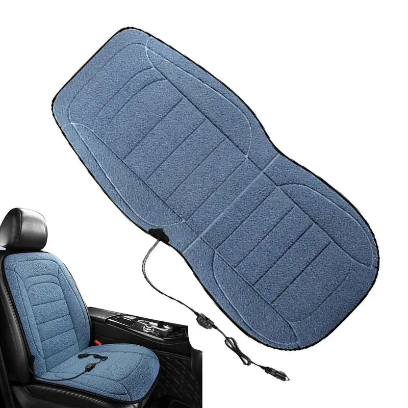 Heated Seat Covers For Cars, Heating Car Seat Cushion With Backrest, 12v  Winter Comfort Heated Seat Cover With Fast Heating For Driver And Passenge