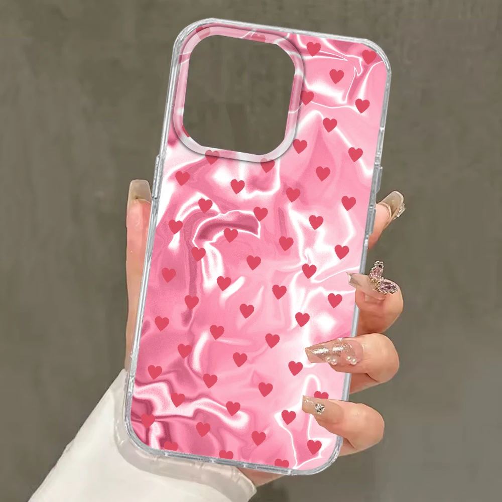 Colorful Love Heart Luxury Phone Case