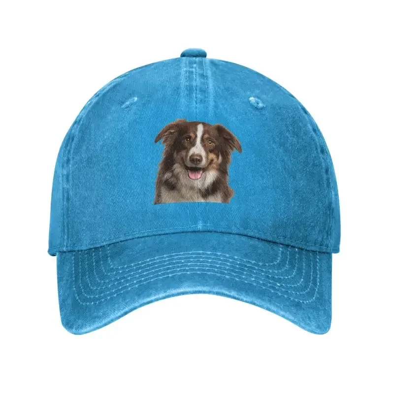 

Classic Unisex Cotton Border Collie Dog Baseball Cap Adult Adjustable Dad Hat Women Men Hip Hop