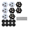 Self Adhesive Caster Wheels 8Pcs, Stainless Steel Ball Bearings For Kitchen Appliances 1