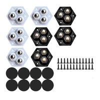 Self Adhesive Caster Wheels 8Pcs, Stainless Steel Ball Bearings For Kitchen Appliances 1