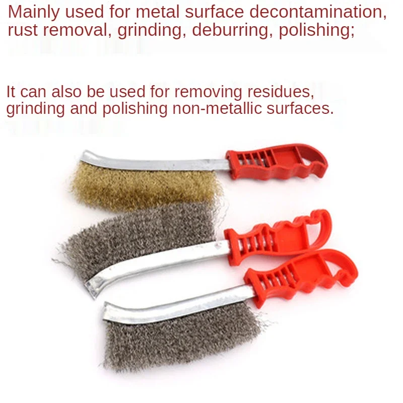 Grill Cleaner BBQ Grill Steel Wire Brush Cleaning Tools Grills Picnics Barbecue Tools