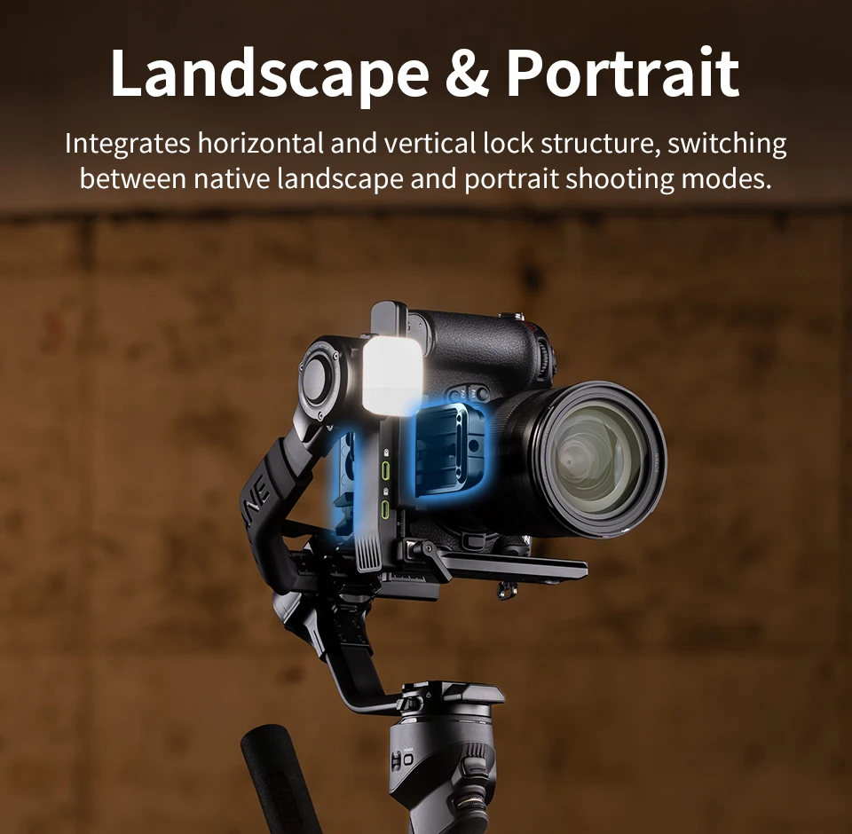 ZHIYUN 핸드헬드 짐벌 카메라 스태빌라이저, 카메라 터치 스크린 인물 촬영,  니콘 캐논 DSLR 카메라용, 크레인 4, 3 축