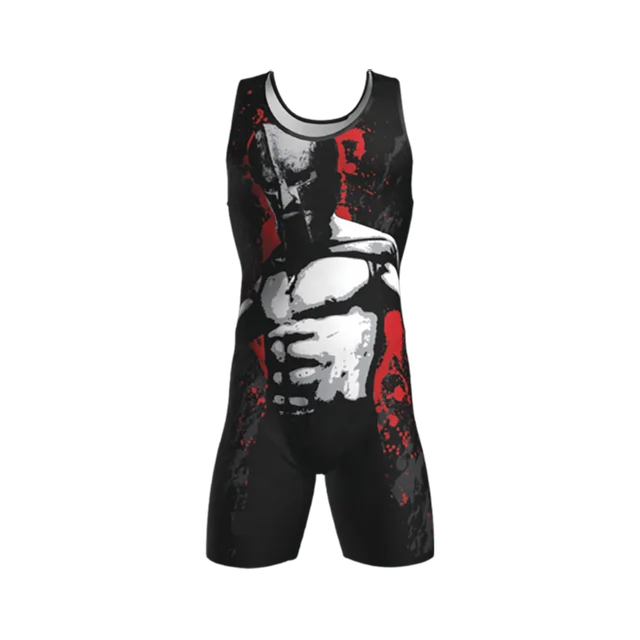 Wrestling Singlet Bodysuit Leotard Outfit Underwear GYM Boxing