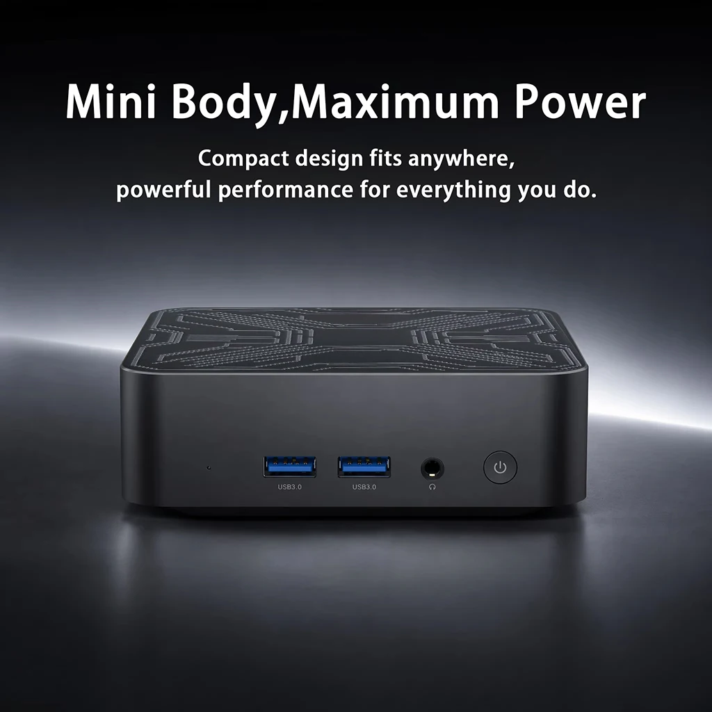 새로운 미니 PC 휴대용 게이머용 16GB RAM 인텔 코어 i3-6006U 미니 컴퓨터 512GB 1TB SSD 1000M 이더넷 게이밍 PC 데스크탑