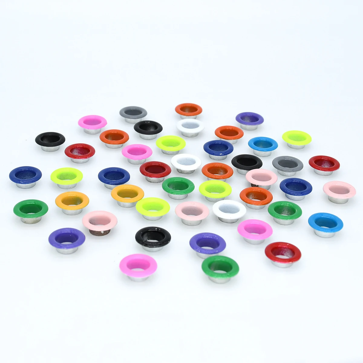 5mm Eyelets with Washer Metal Grommets 100sets Repair Hole Eye Rings for Garment Shoes Bag Scrapbooking Belt Hat eyelet grommet ring eyelet grommet ring kit grommet eyelet kit screw back eyelets metal eyelet buttons
