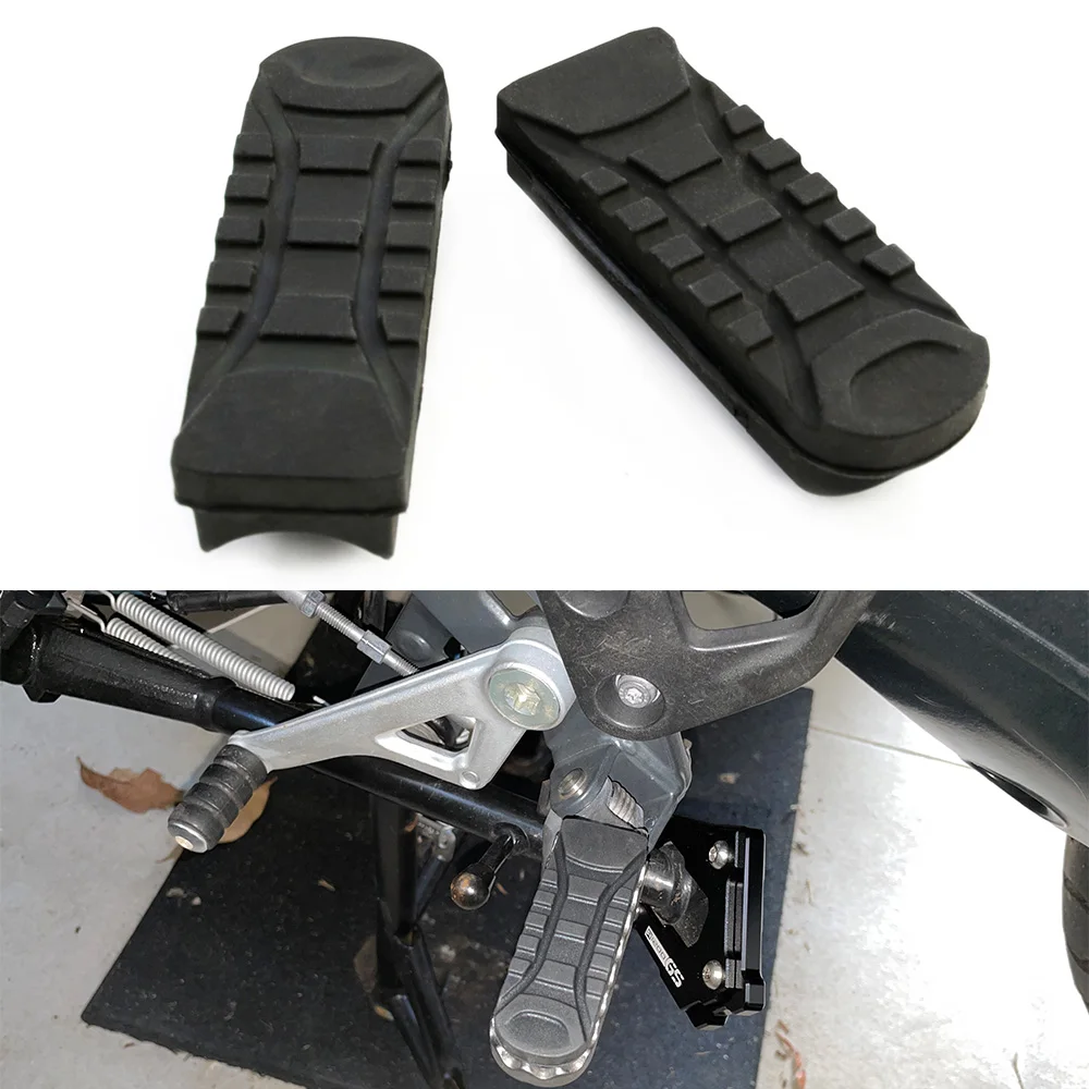 Repose-pieds Moto Avant En Caoutchouc - Compatible 125cc CG 125