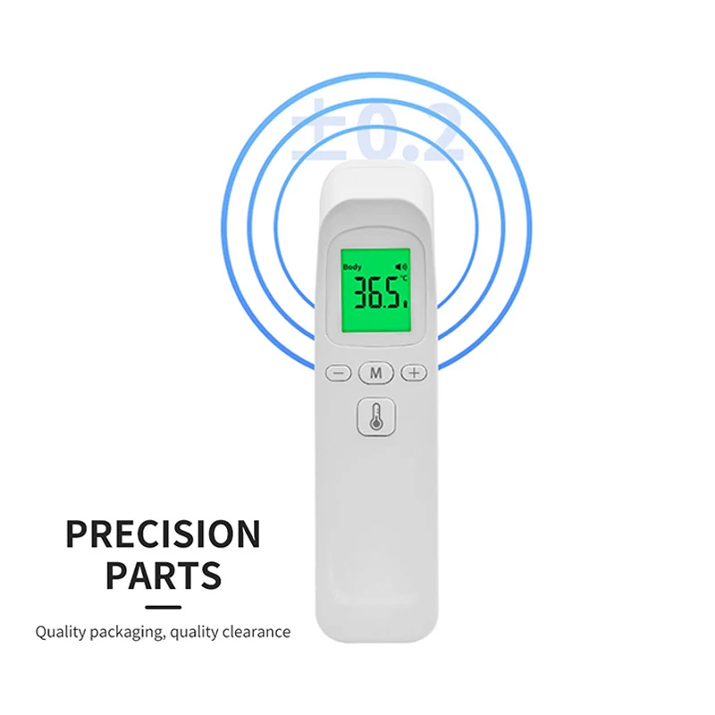 Infrared Non-Contact Digital Forehead Thermometer with Fever Alert
