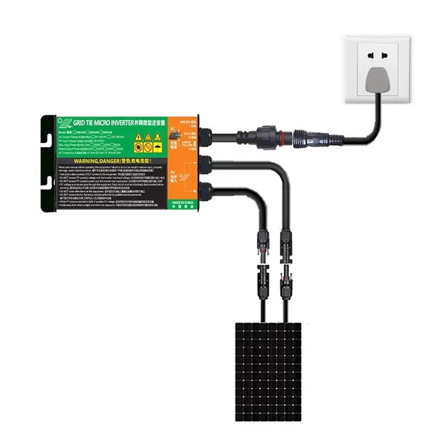 Micro Inverter Solare VOBOR 150W 230V - Sinusoidale Puro, MPPT, IP55, Per Impianti Grid Tie - Foto 11
