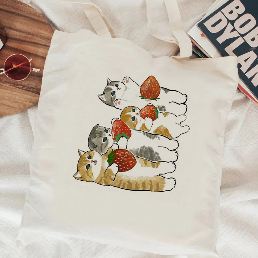 Strawberry Reusable Eco-Friendly Shopping Tote Bag